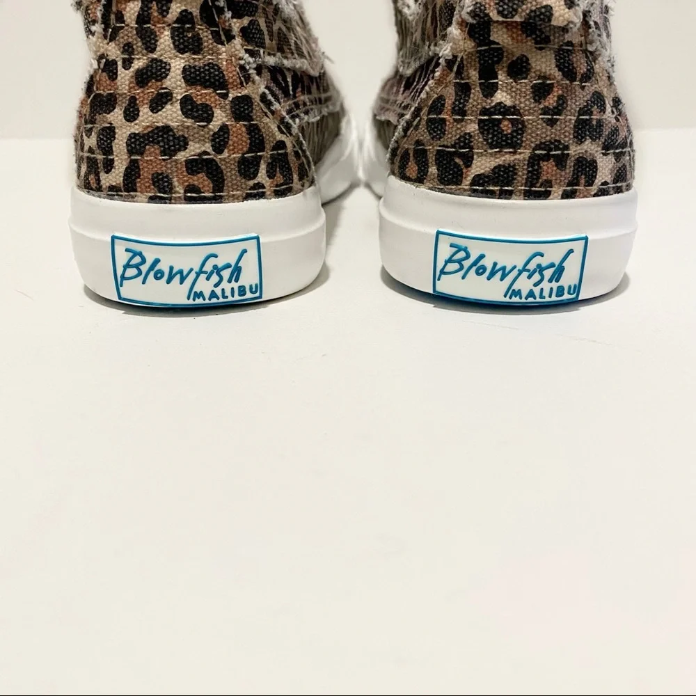 BLOWFISH Play Leopard Print Sneakers- Brand New - Picture 11 of 15
